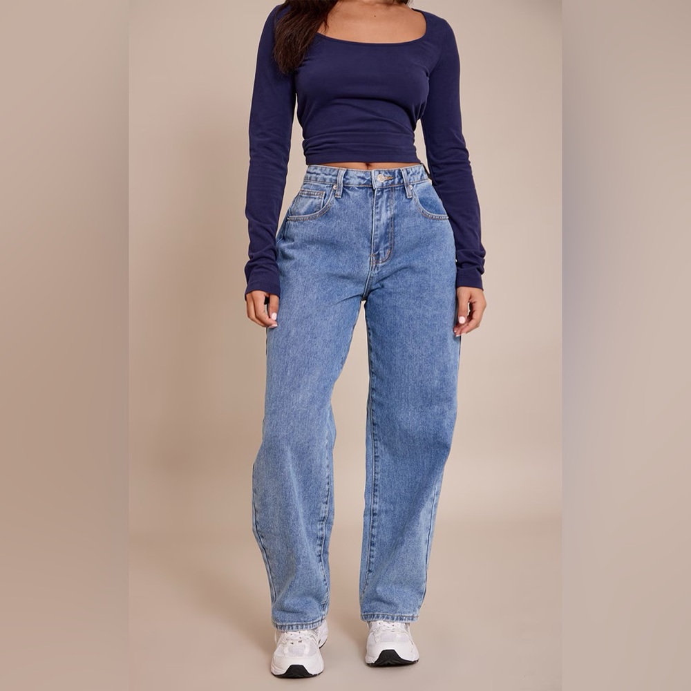 GAP Women's Classic Blue High Waist Mom Jeans Size 28
